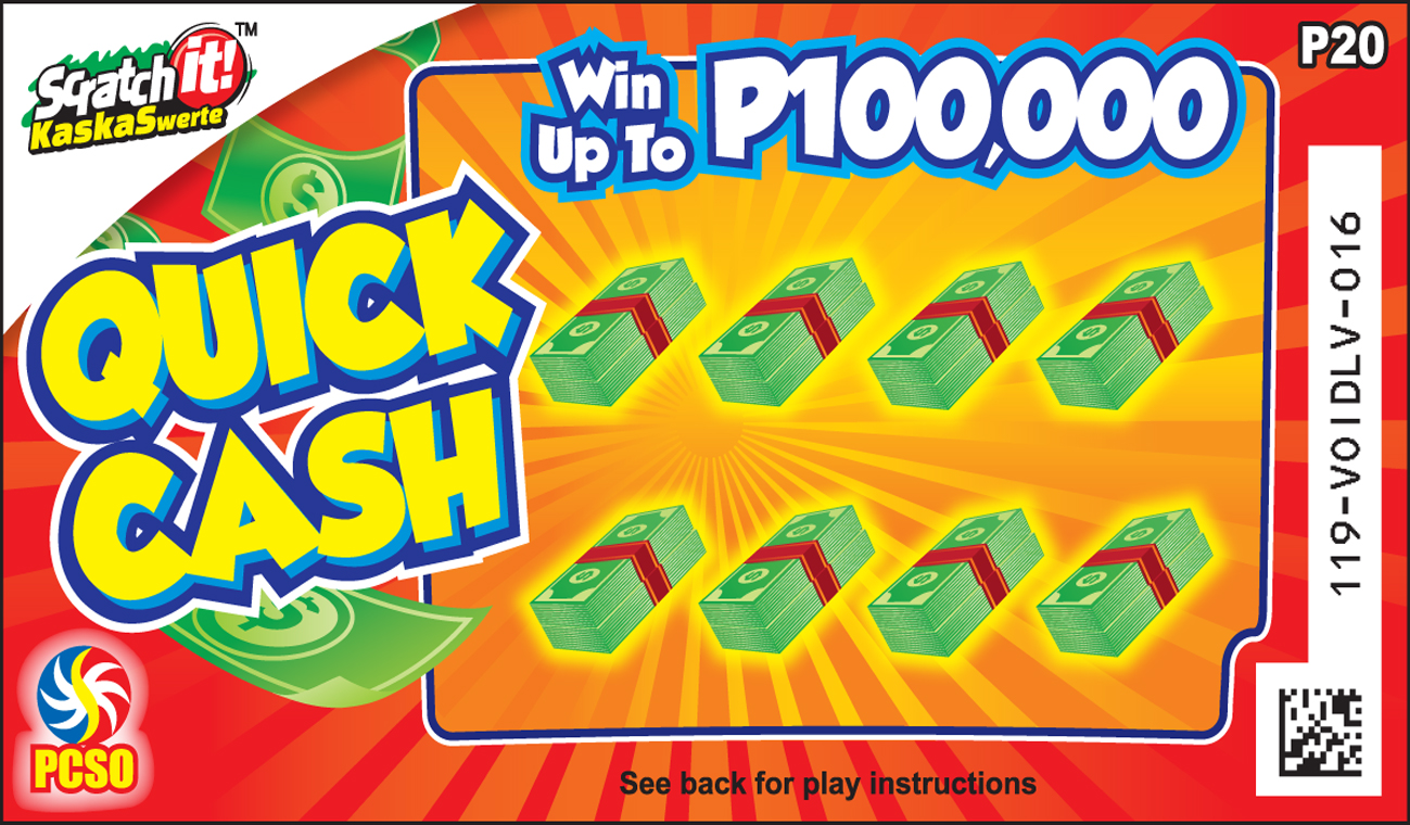 Lottery scratch off tickets